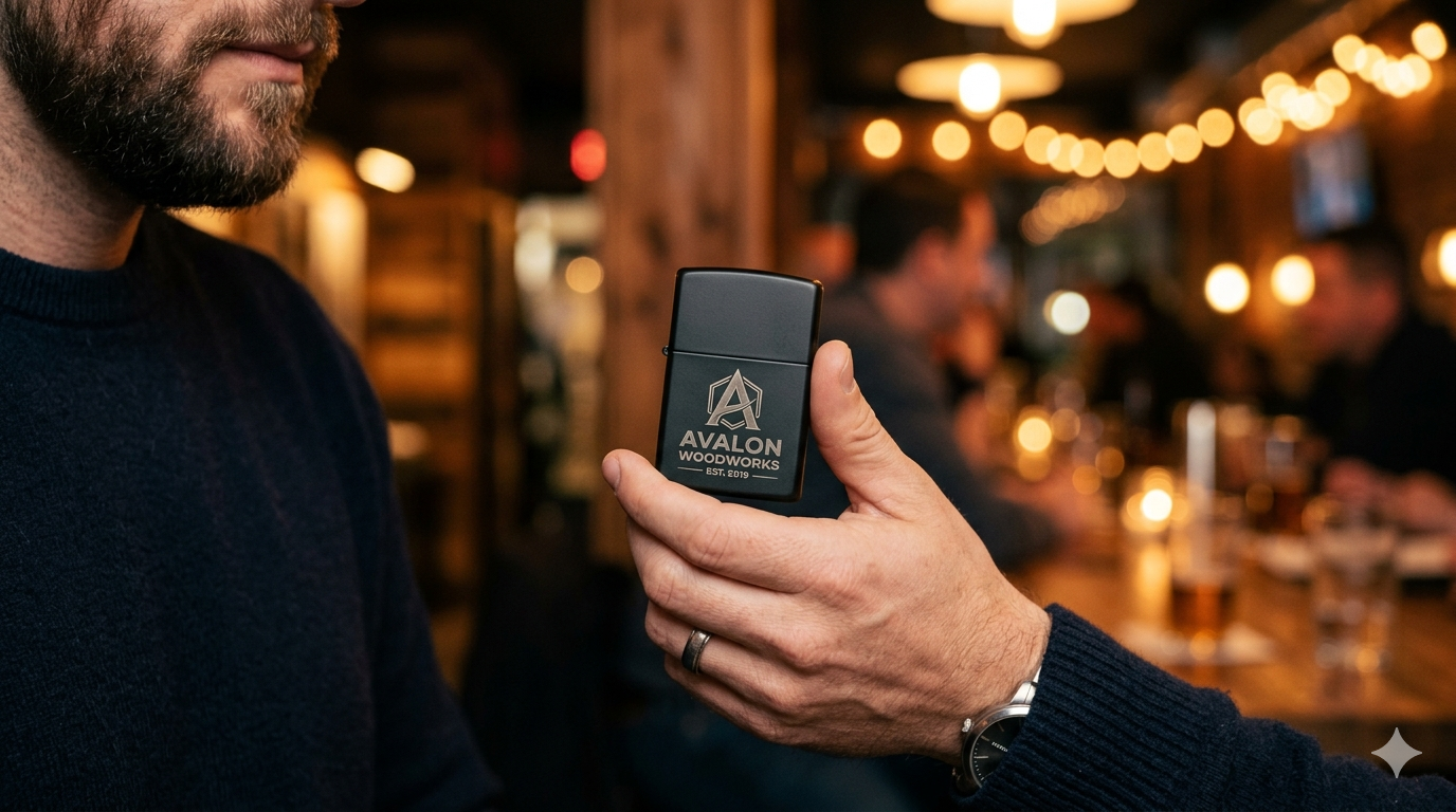 Custom branded lighter