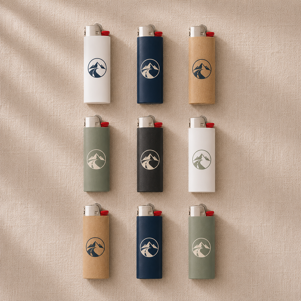 Custom branded lighters