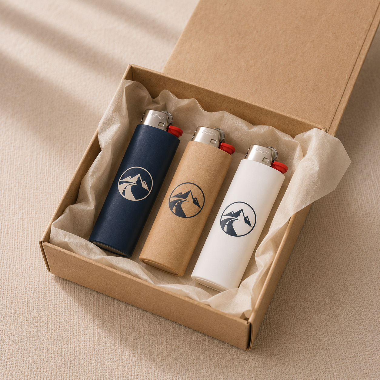 Custom branded lighters