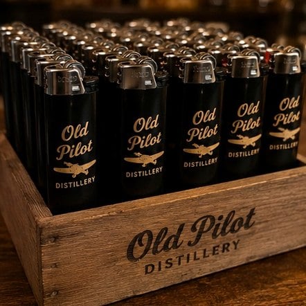 Branded lighters with logo