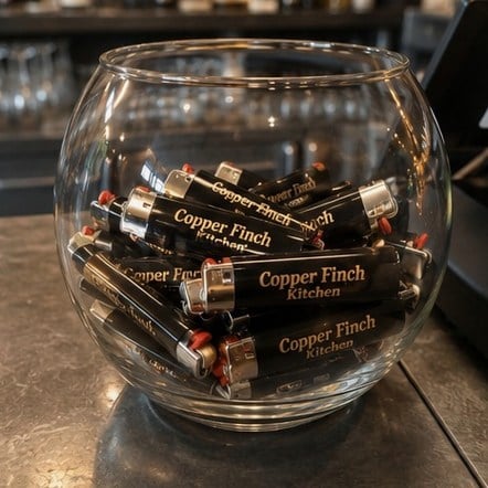 Customized lighters for bars and restaurants